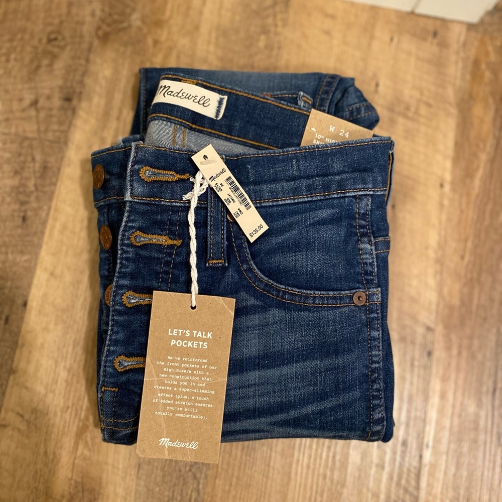 Madewell 10” High Rise Skinny Skinny